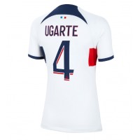 Camiseta Paris Saint-Germain Manuel Ugarte #4 Segunda Equipación Replica 2023-24 para mujer mangas cortas